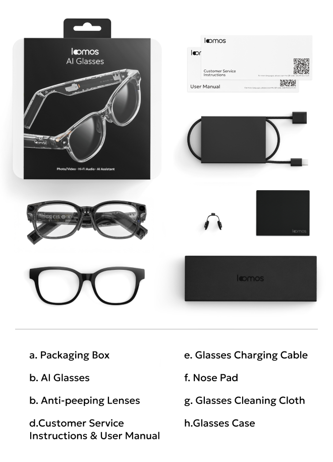 Loomos AI Glasses