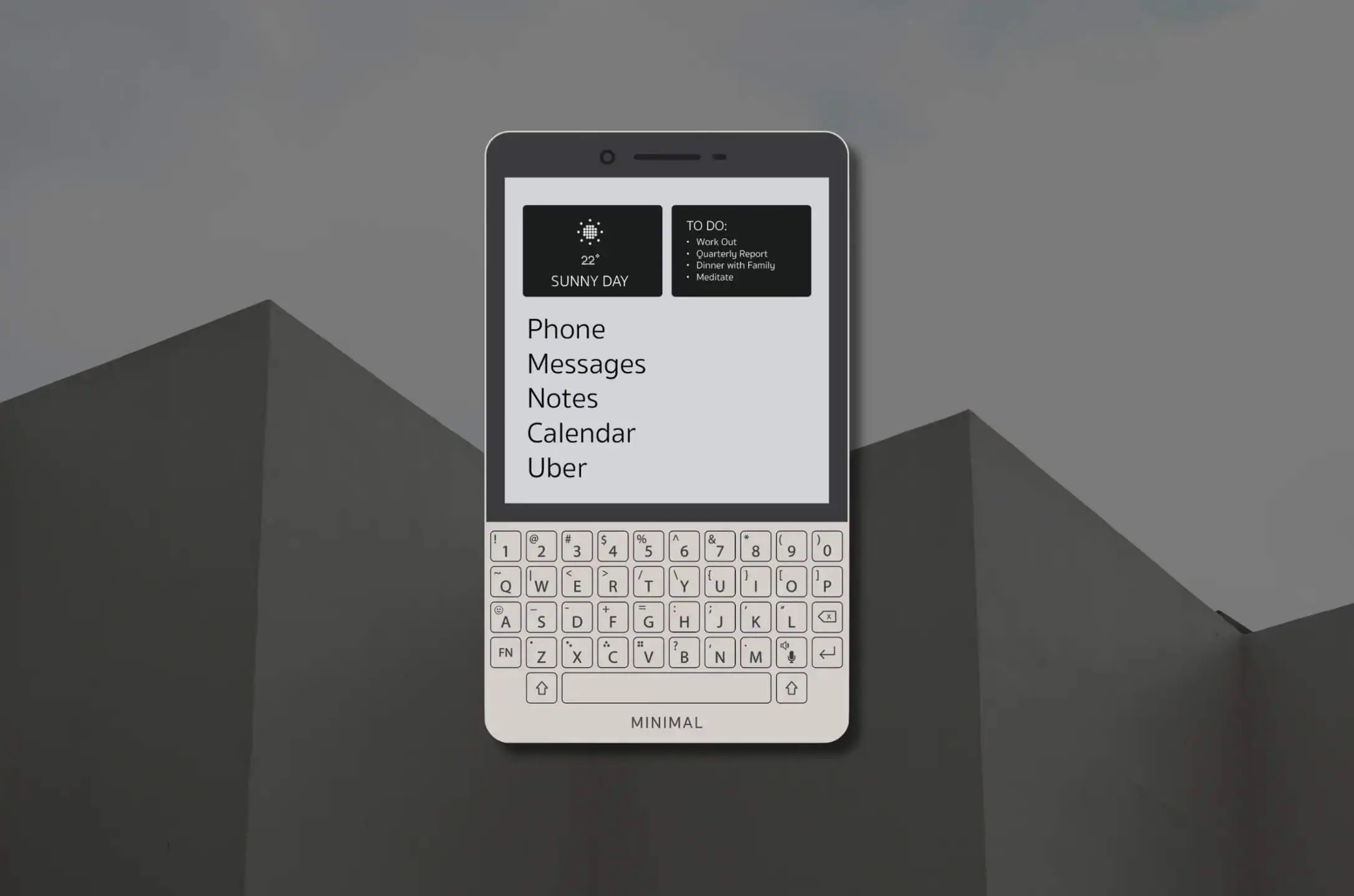 The Minimal Phone