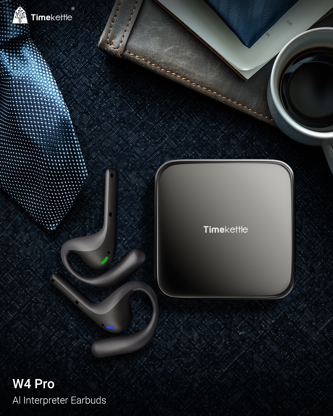 W4 Pro AI Interpreter Earbuds