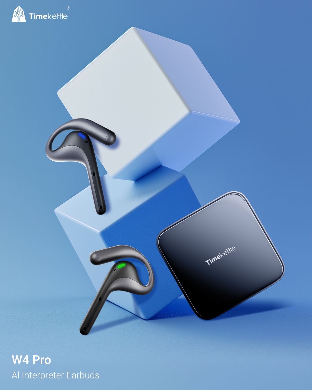W4 Pro AI Interpreter Earbuds